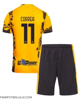 Inter Milan Joaquin Correa #11 Echipament de Fotbal Replică 2024-25 Copii Treilea (+ Șorturi)
